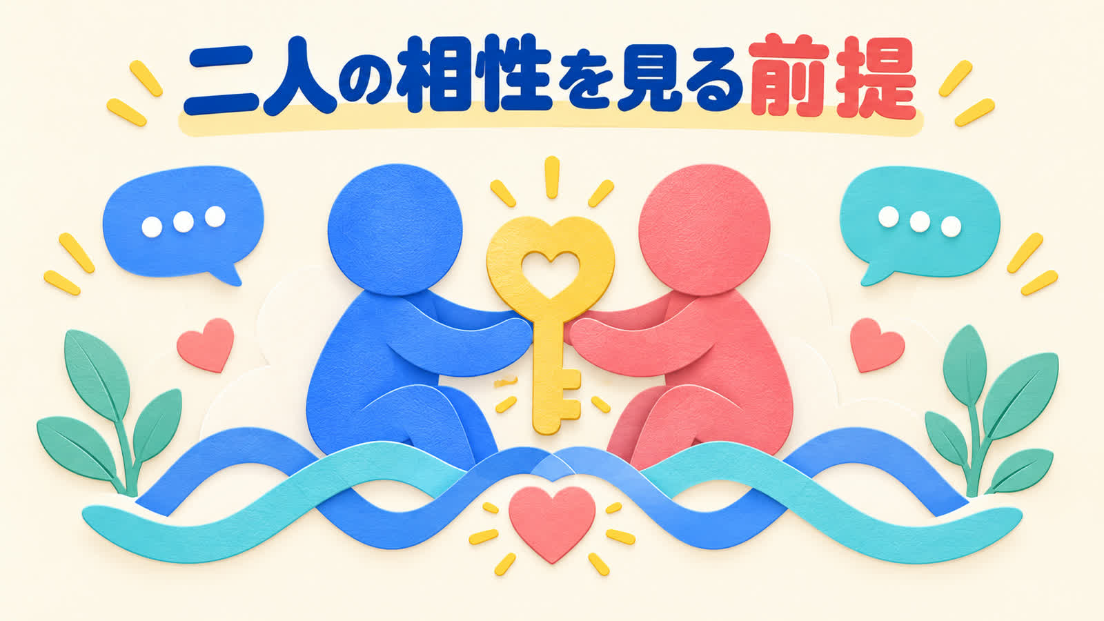 二人の相性を見る前提を整理する図