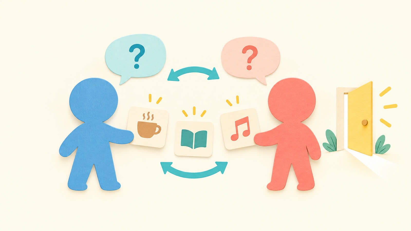 惹かれやすさと会話の入口を整理する図