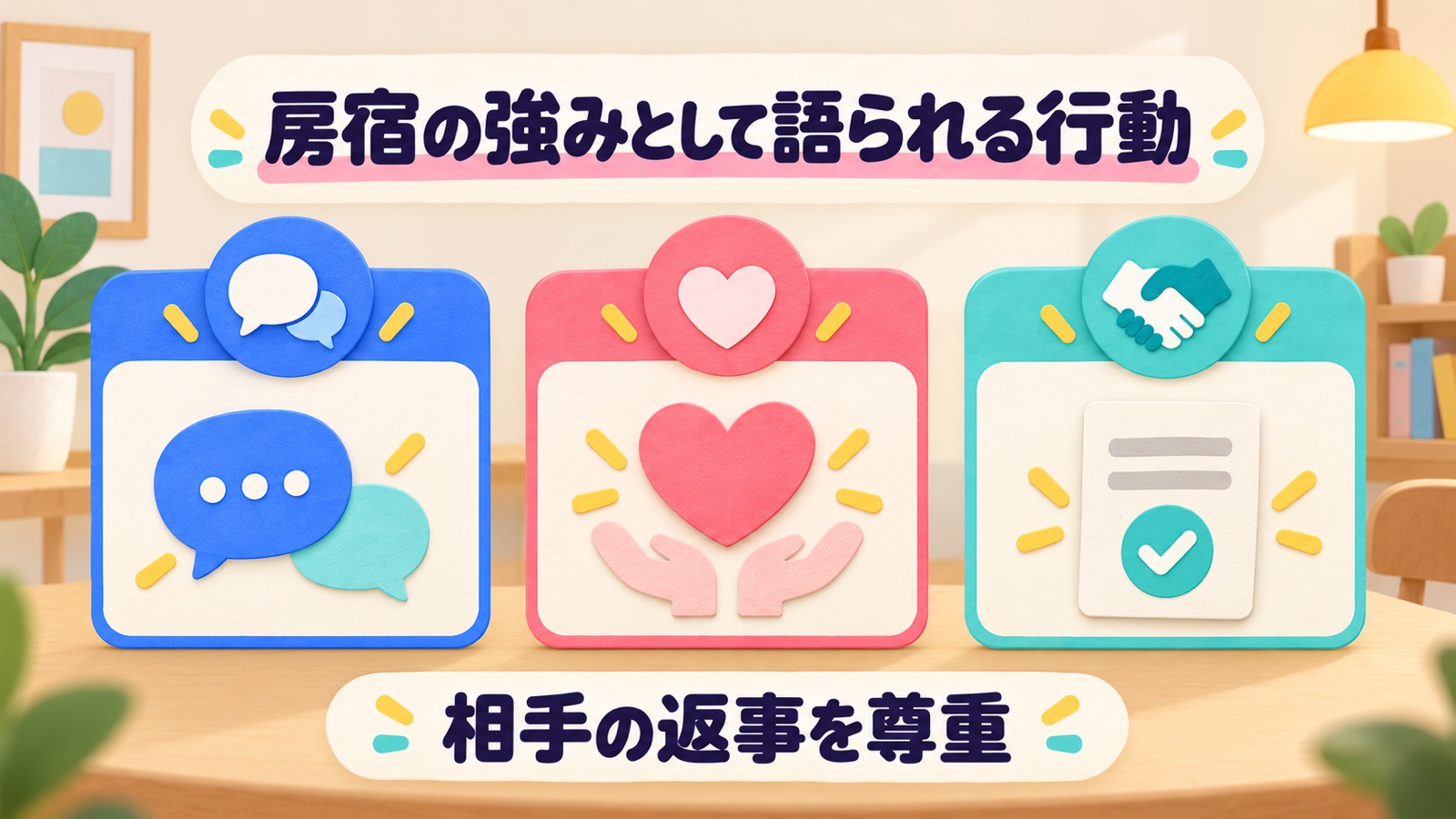 房宿の強みとして語られる行動を整理する図