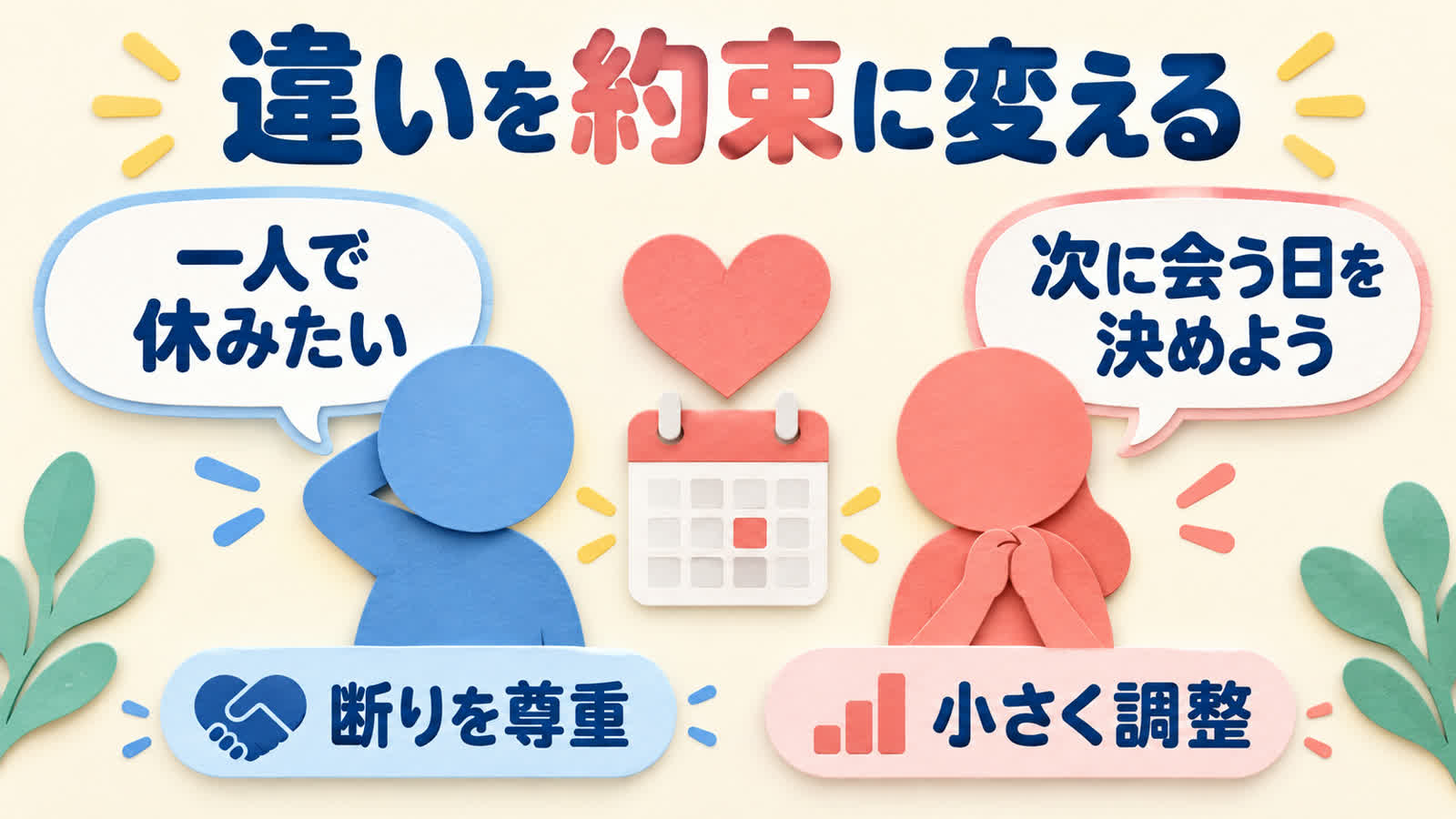 惹かれやすさと会話の入口を整理する図