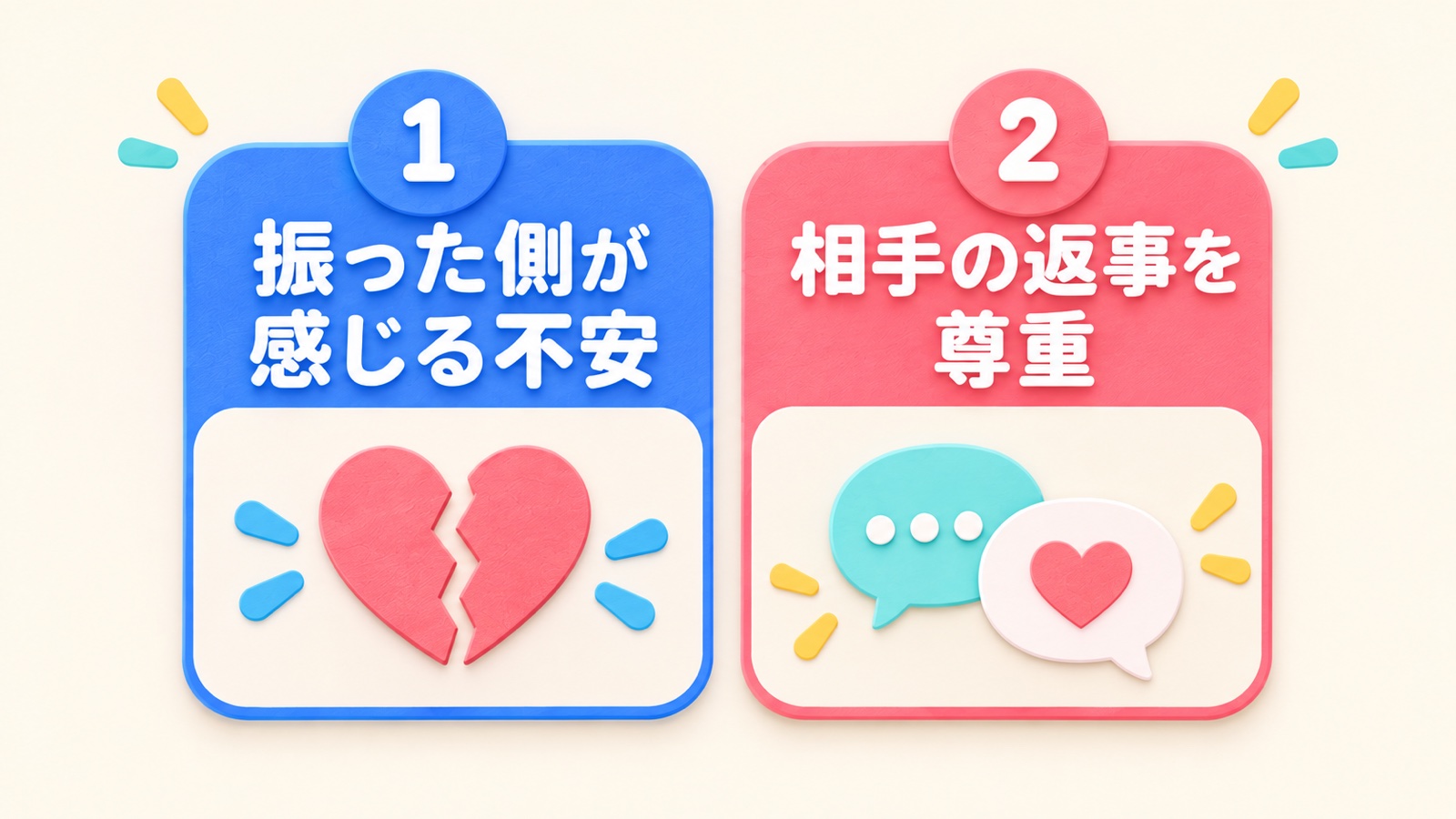 振った側が感じる不安を整理する図