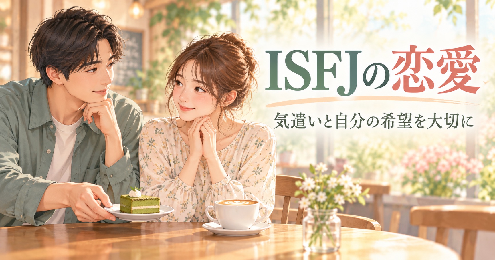 ISFJの恋愛で日々の気遣いと自分の希望を大切にする二人