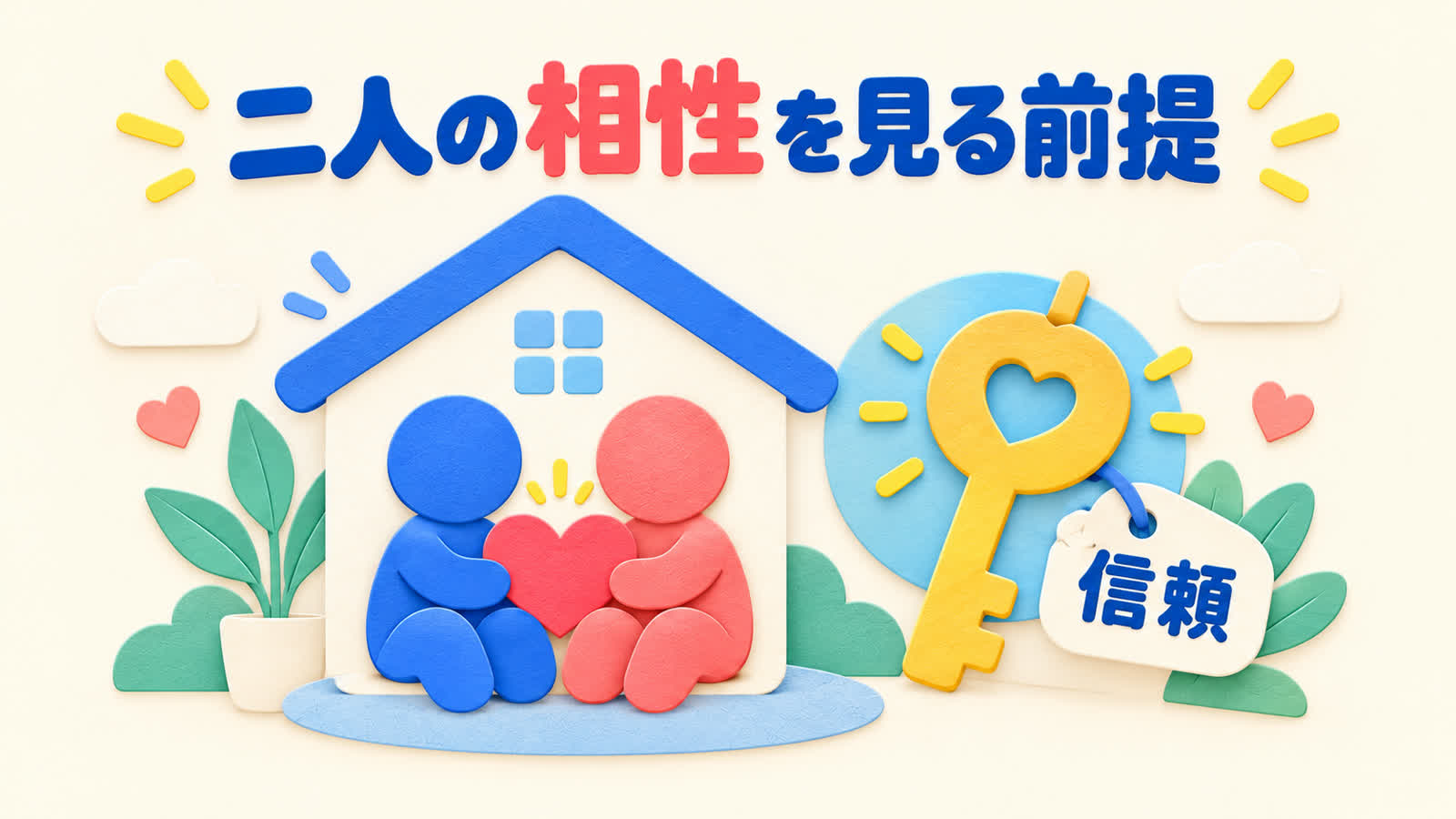 二人の相性を見る前提を整理する図