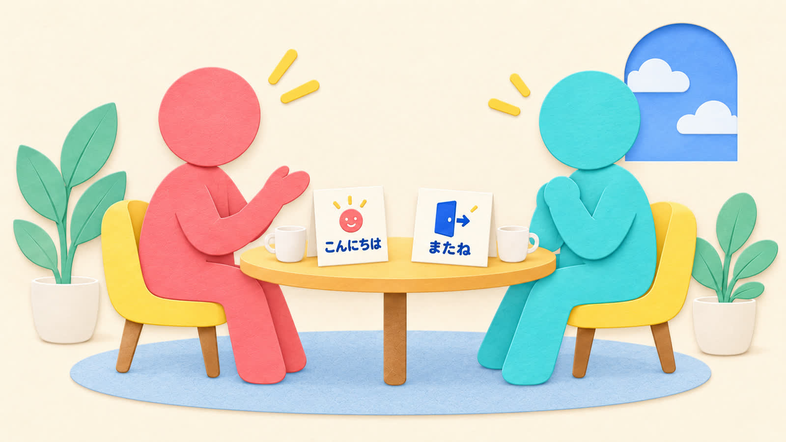 話す前に決める小さな目標を整理する図