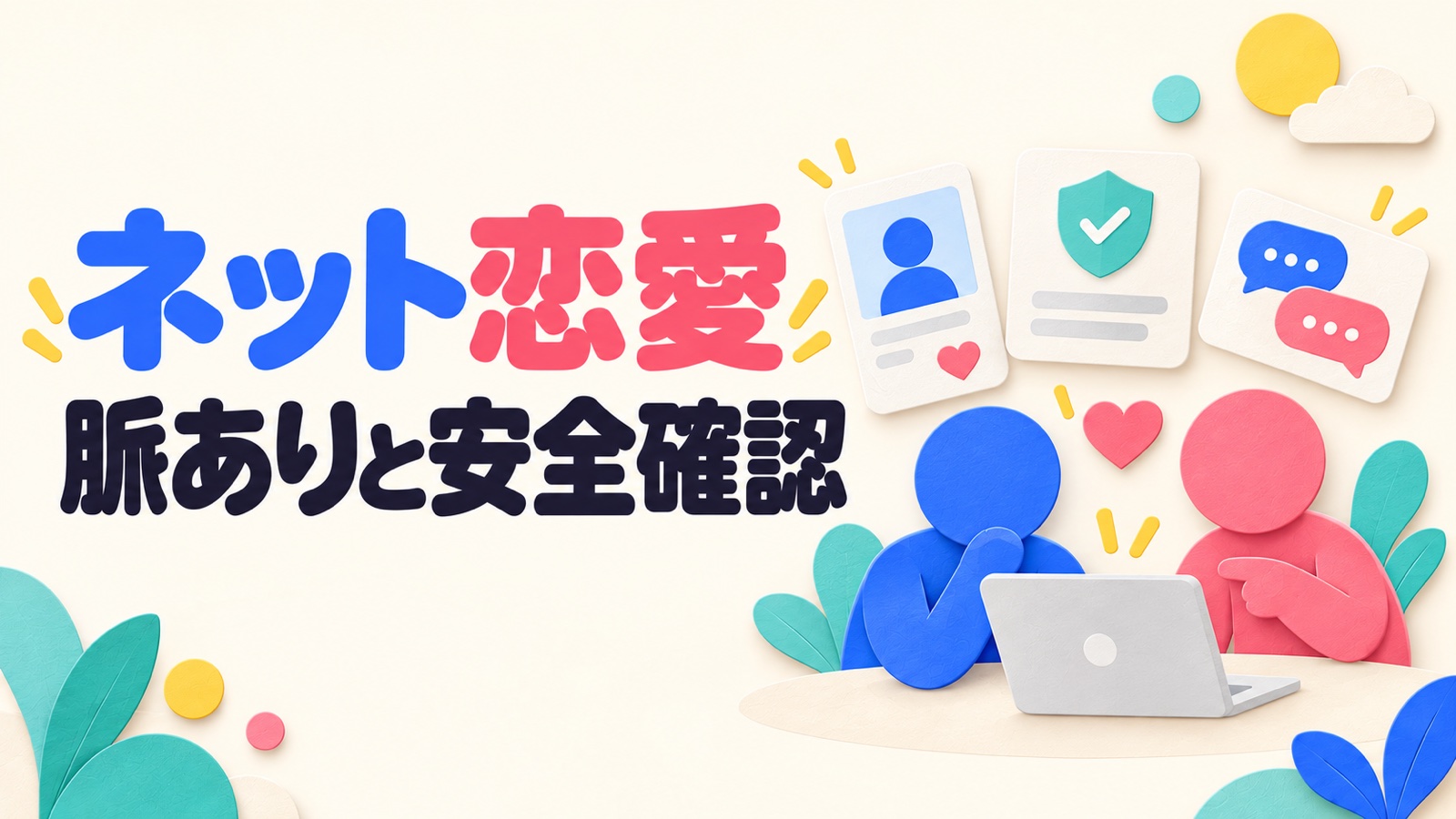 ネット恋愛の脈ありを継続性と安全から見分ける方法のイメージ