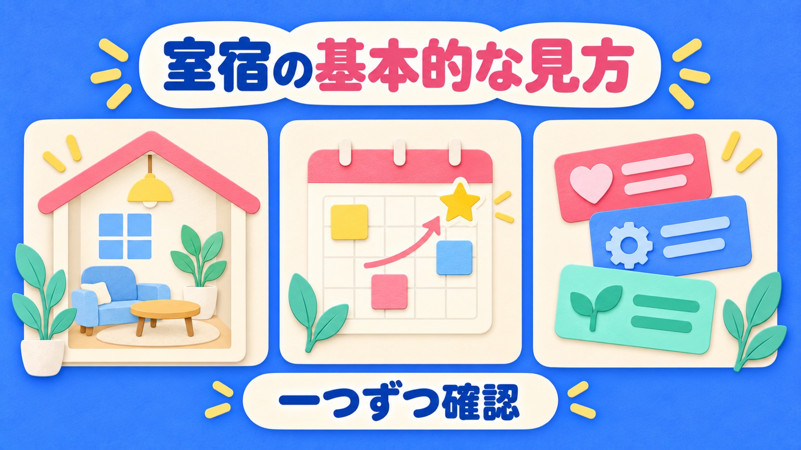 室宿の基本的な見方を整理する図