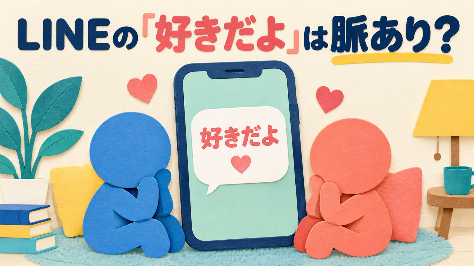 好きな人とLINEで恋愛の話を自然に始める方法のイメージ