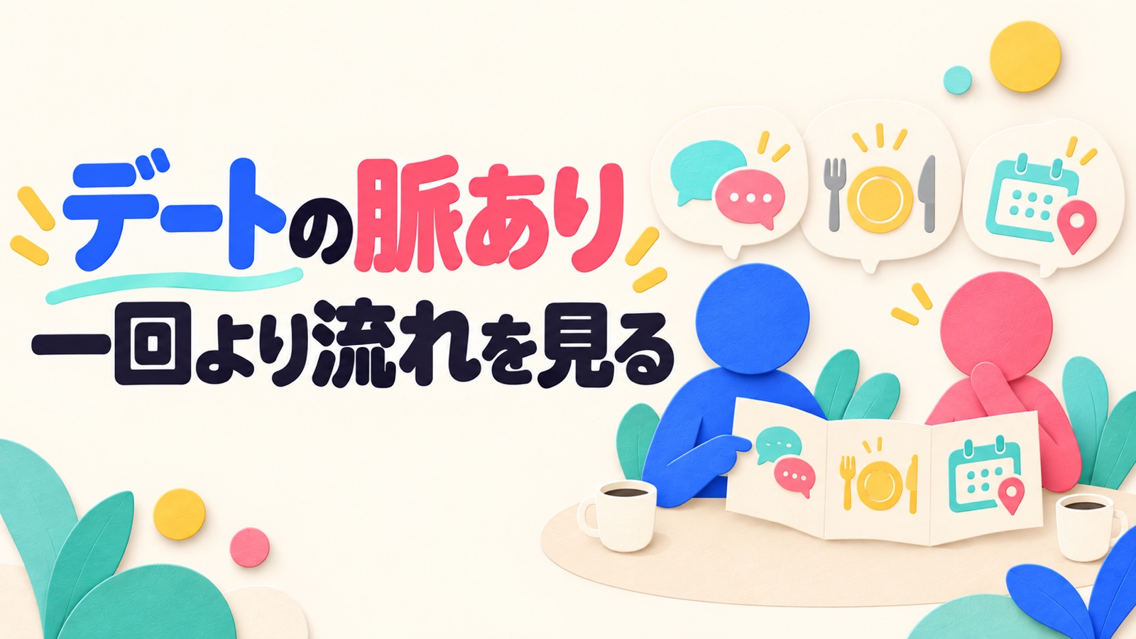 デートの脈ありを盛り上がりより次の行動から見分ける方法のイメージ