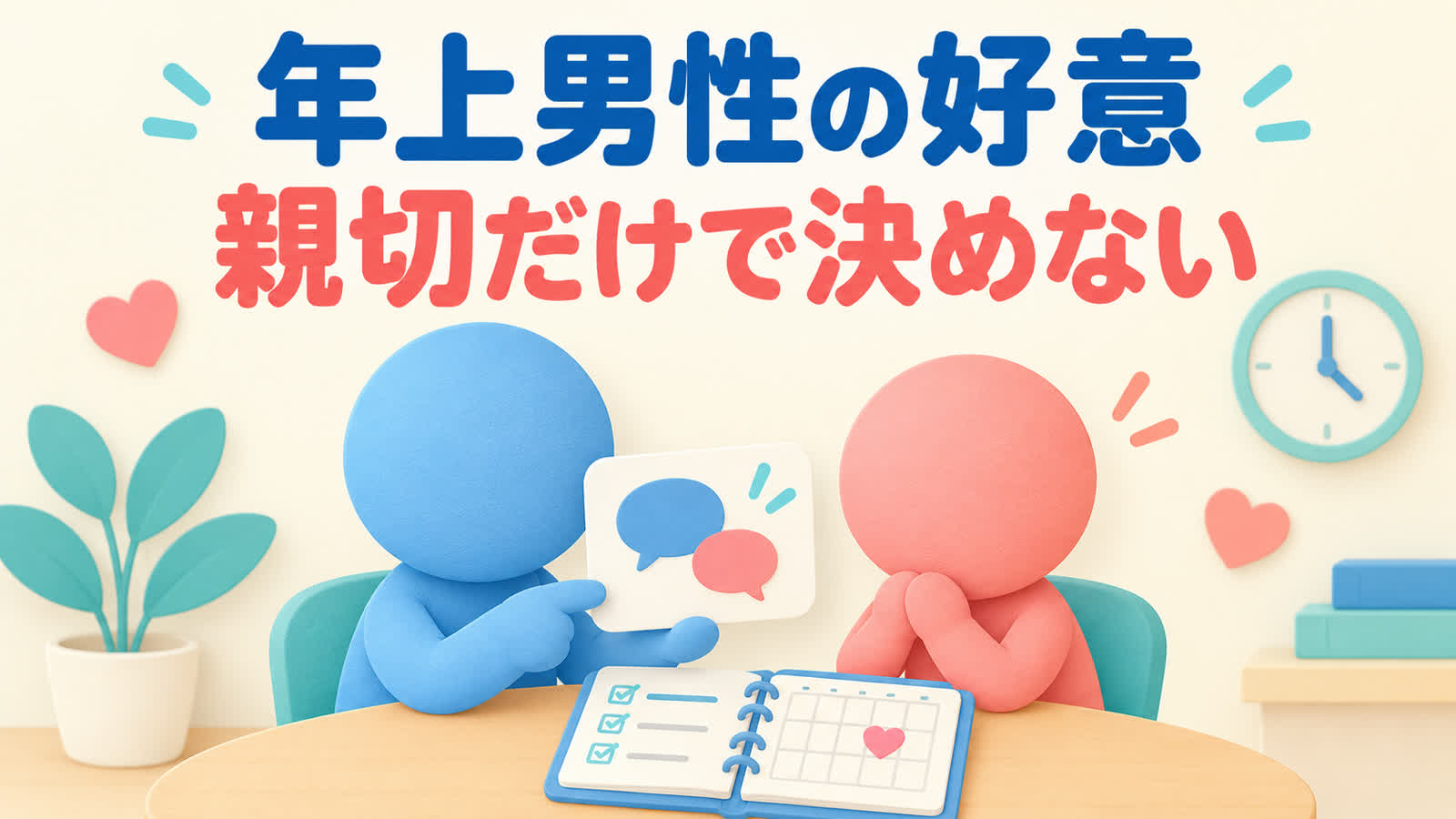 年上男性の脈ありサインを余裕や親切だけで決めない方法のイメージ