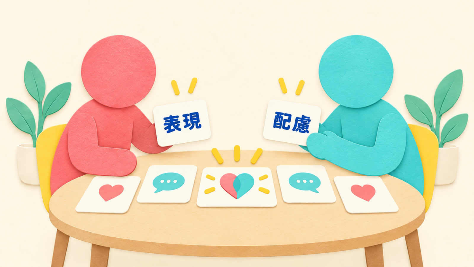 二人の相性を見る前提を整理する図