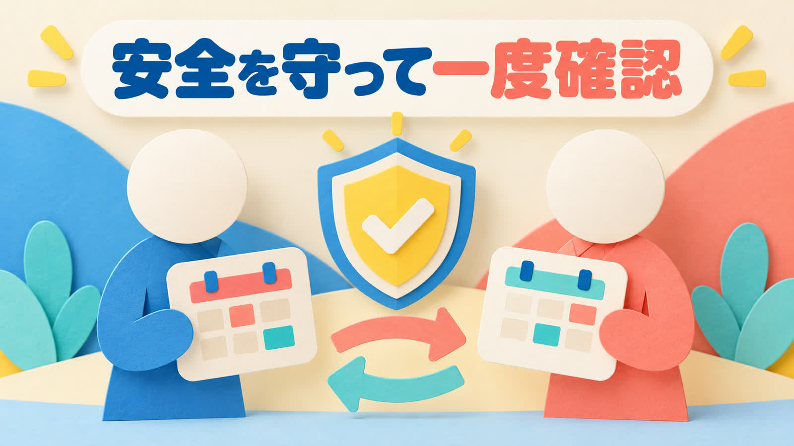 本人確認と双方からの連絡を相互性から見るを整理する図